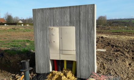 63 murets techniques installés à Condé-sur-Vire dans la Manche